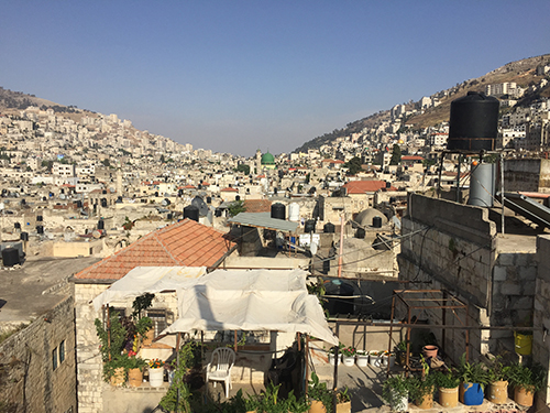 The old city of Nablus.