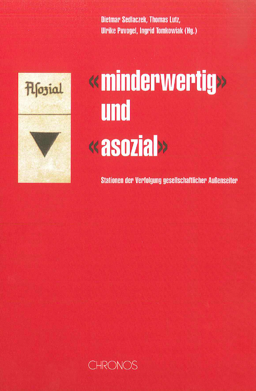 Cover "minderwertig und asozial"