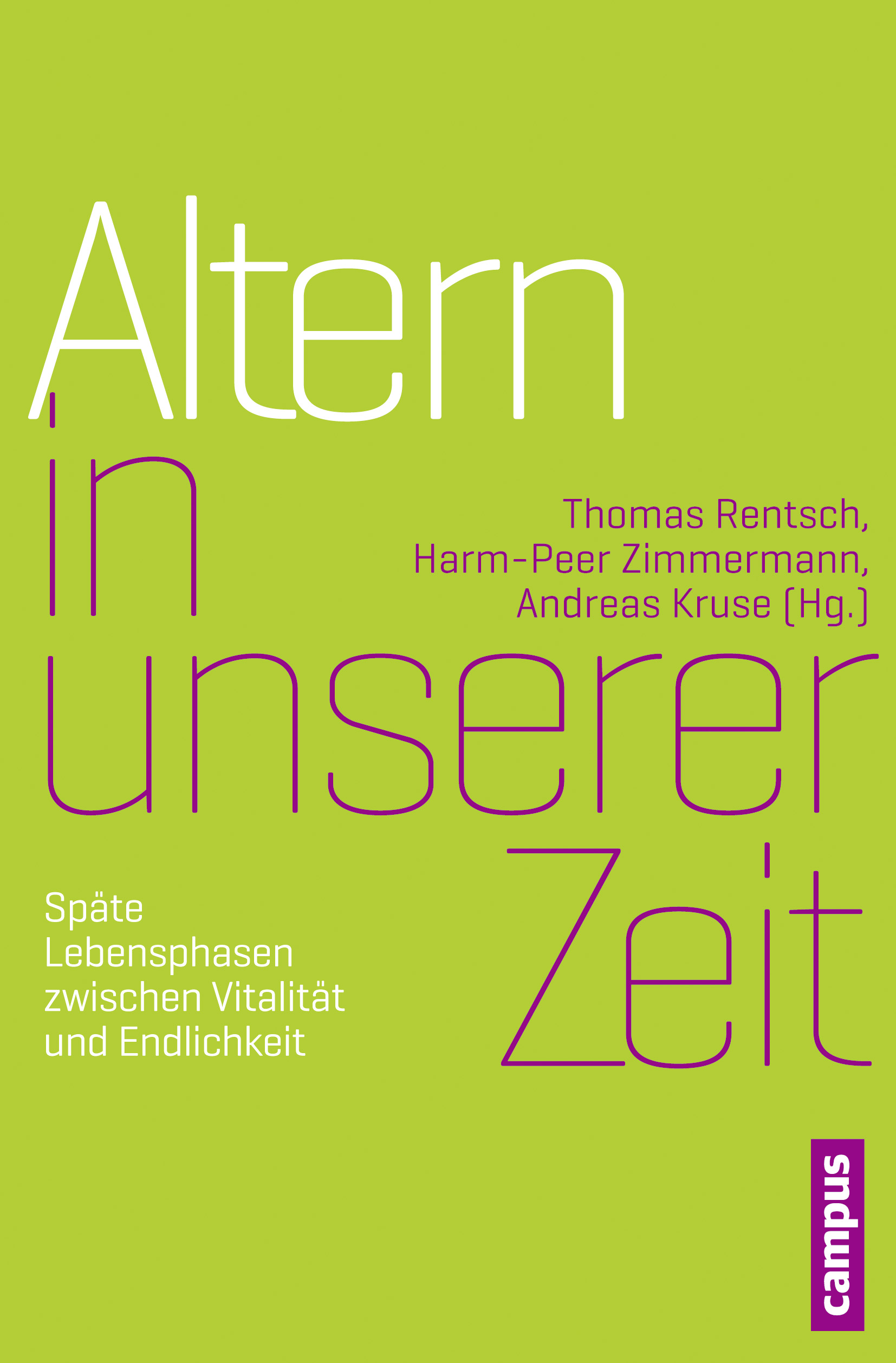 Cover "Altern in unserer Zeit"