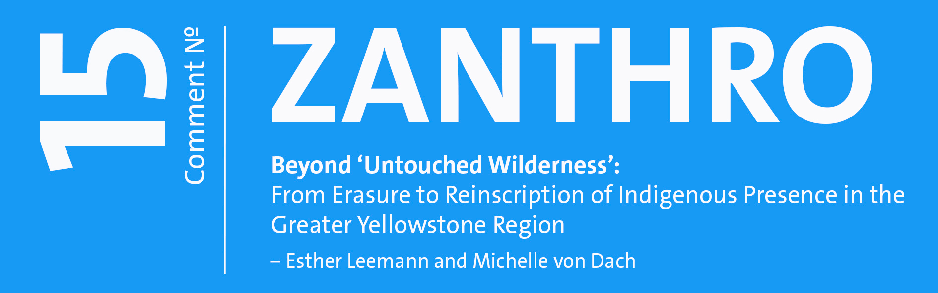 ZANTHRO Comment Nr. 15