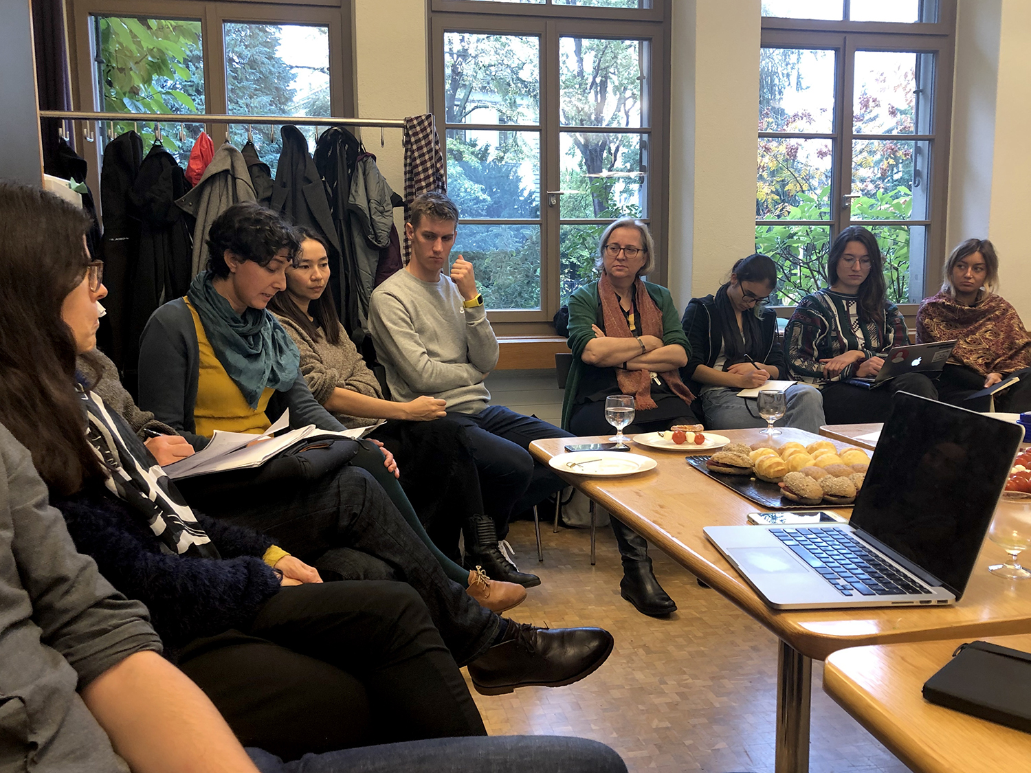 Listening to vignettes presented by ISEK students and staff during "Tag der Lehre", 30th of October 2019