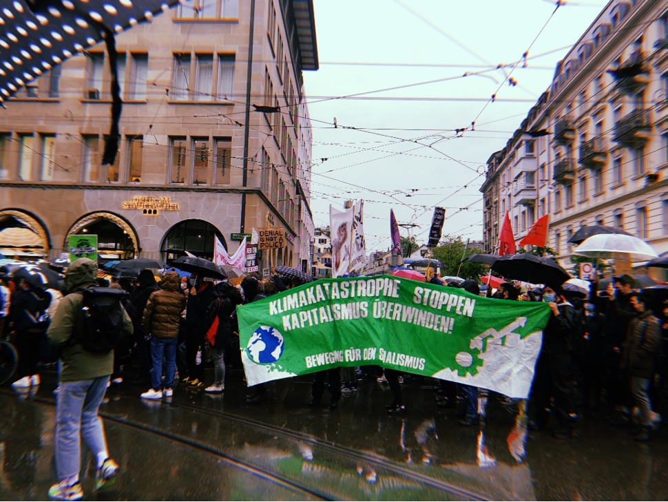 Climate strike on 21 May 2021 in Berninaplatz, Zurich. Photos taken by Ha Phuong Nguyen.