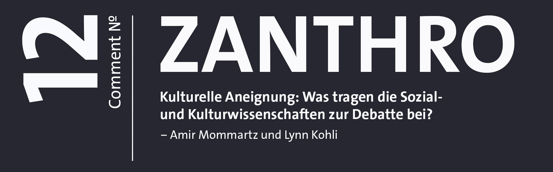 ZANTHRO Comments Nr. 12